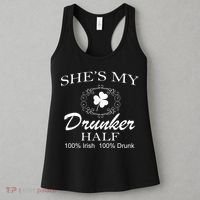 She's My Drunker Half Funny St. Patrick's Day Women's Tank Top thumb 3