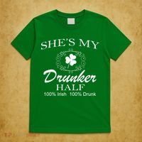 She's My Drunker Half Funny St. Patrick's Day T-Shirt thumb 5