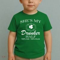 She's My Drunker Half Funny St. Patrick's Day Toddler T-Shirt thumb 2