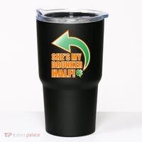 She's My Drunker Half Funny St. Patrick's Day Drinking Tumbler thumb 0