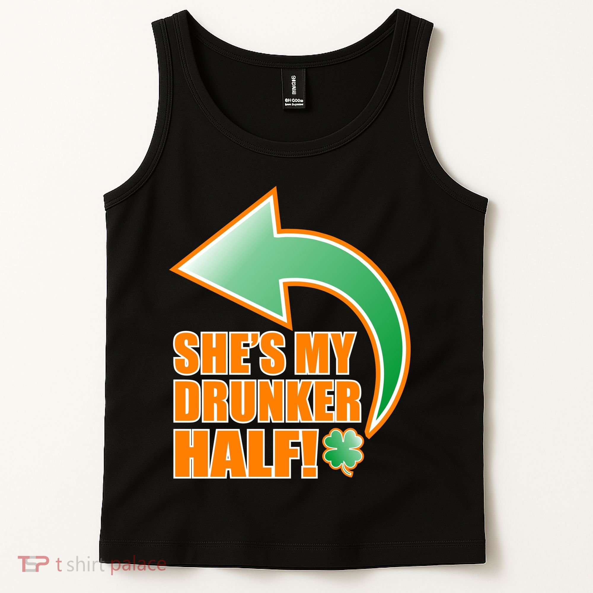 She's My Drunker Half Funny St. Patrick's Day Drinking Tank Top