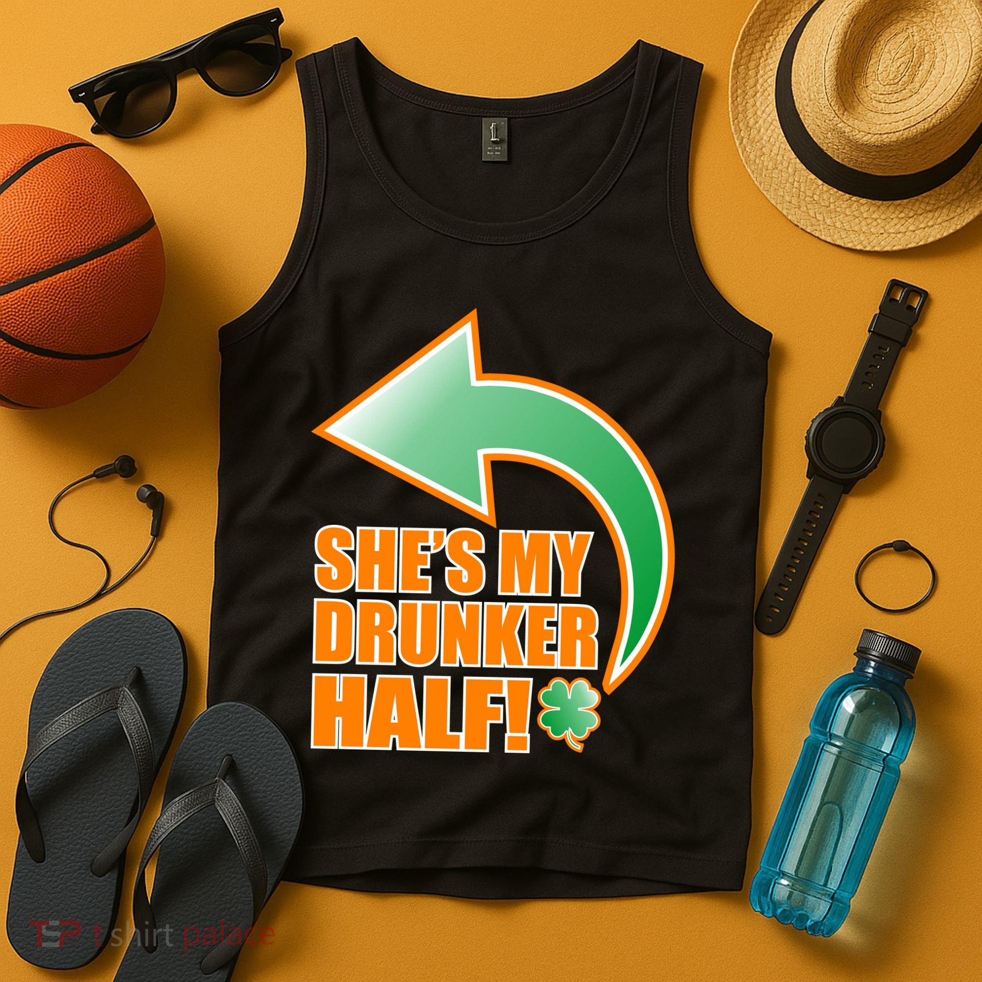 She's My Drunker Half Funny St. Patrick's Day Drinking Tank Top