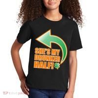 She's My Drunker Half Funny St. Patrick's Day Drinking Kids T-Shirt thumb 2