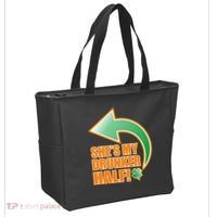 She's My Drunker Half Funny St. Patrick's Day Drinking Tote Bag thumb 2