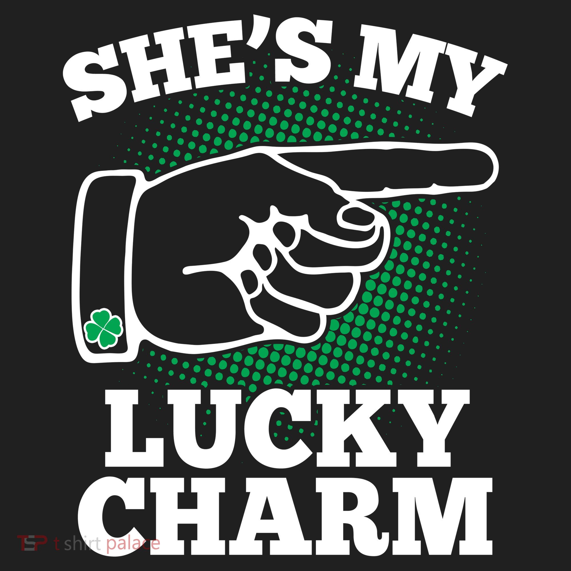 She's My Lucky Charm St Patrick's Day Matching Couples Women's Sweatshirt