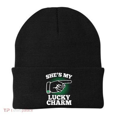 She's My Lucky Charm St Patrick's Day Matching Couples Beanie