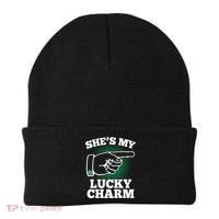 She's My Lucky Charm St Patrick's Day Matching Couples Beanie thumb 0