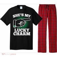 She's My Lucky Charm St Patrick's Day Matching Couples Pajama Set thumb 0