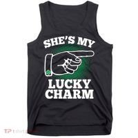 She's My Lucky Charm St Patrick's Day Matching Couples Tank Top thumb 0