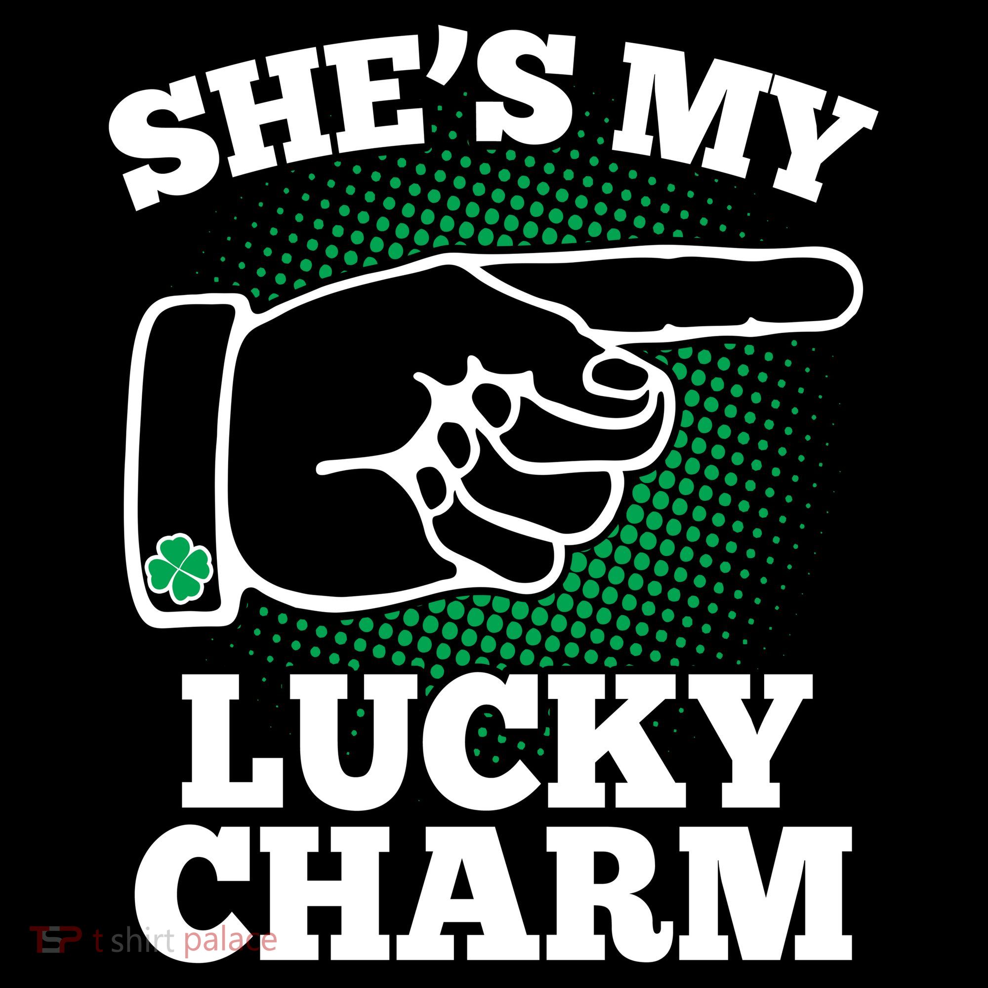 She's My Lucky Charm St Patrick's Day Matching Couples Tank Top