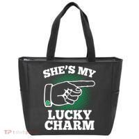She's My Lucky Charm St Patrick's Day Matching Couples Tote Bag thumb 0