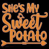 She's My Sweet Potato USA-Made Doggie Bandana thumb 2