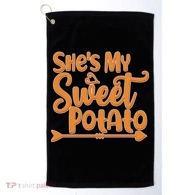 She's My Sweet Potato Golf Towel