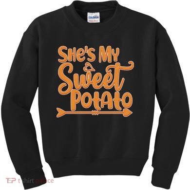 She's My Sweet Potato Kids Sweatshirt