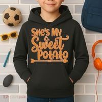 She's My Sweet Potato Kids Hoodie thumb 2