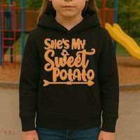 She's My Sweet Potato Kids Hoodie thumb 3