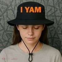 She's My Sweet Potato I YAM Matching Couples Bucket Hat thumb 3