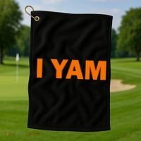 She's My Sweet Potato I YAM Matching Couples Golf Towel thumb 1