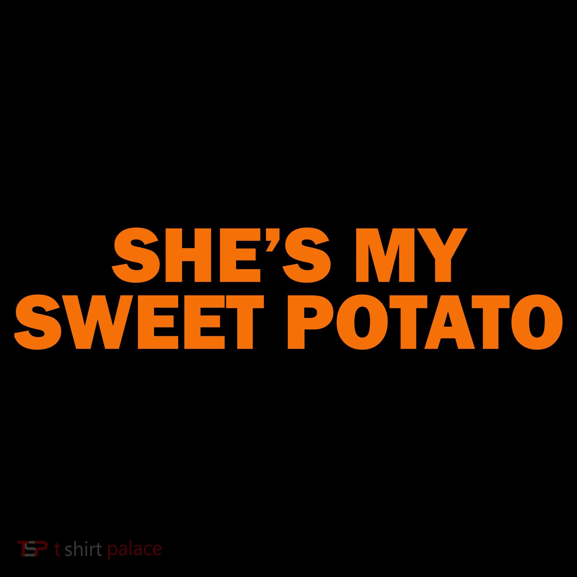 She's My Sweet Potato Matching Couples Polo