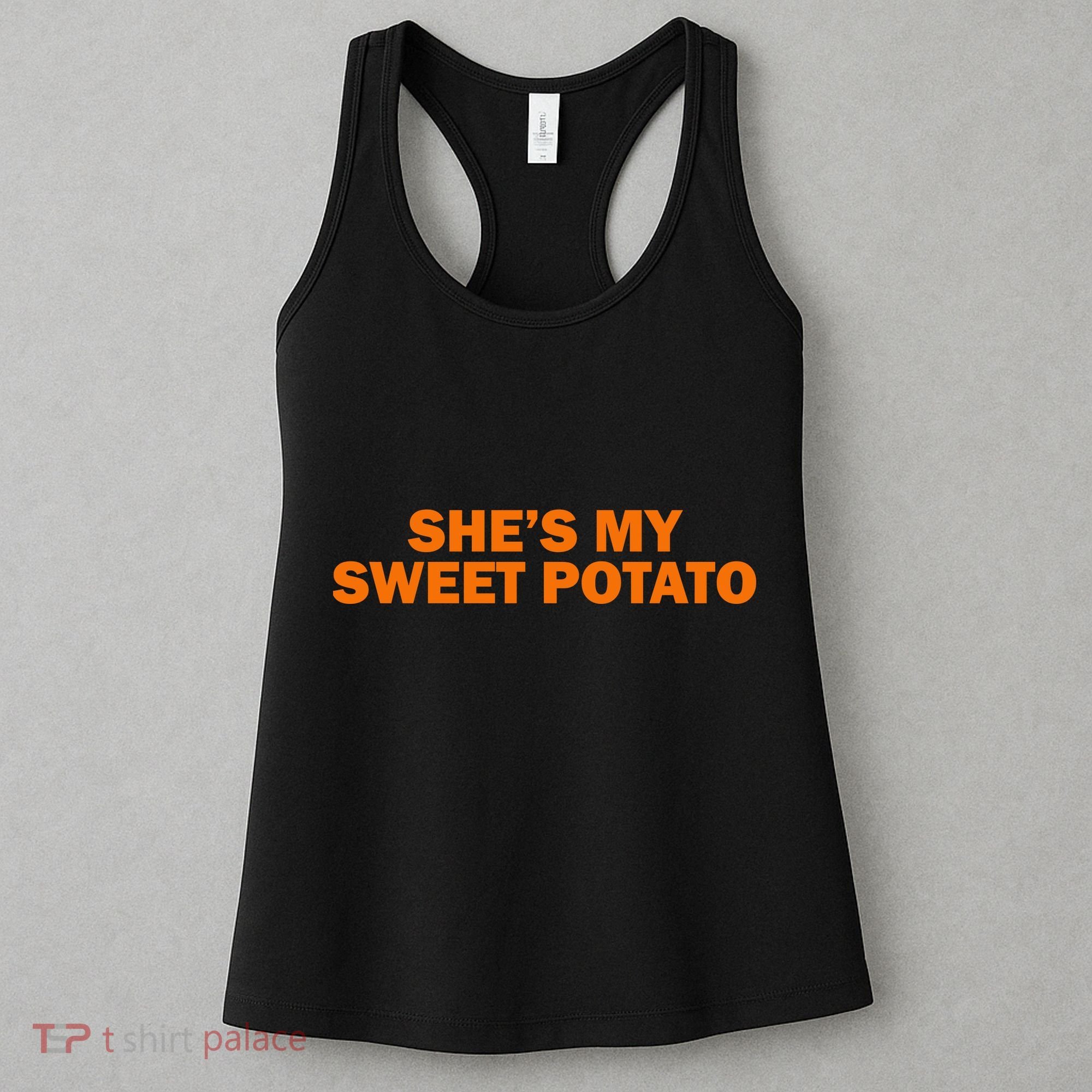 She's My Sweet Potato Matching Couples Women's Tank Top