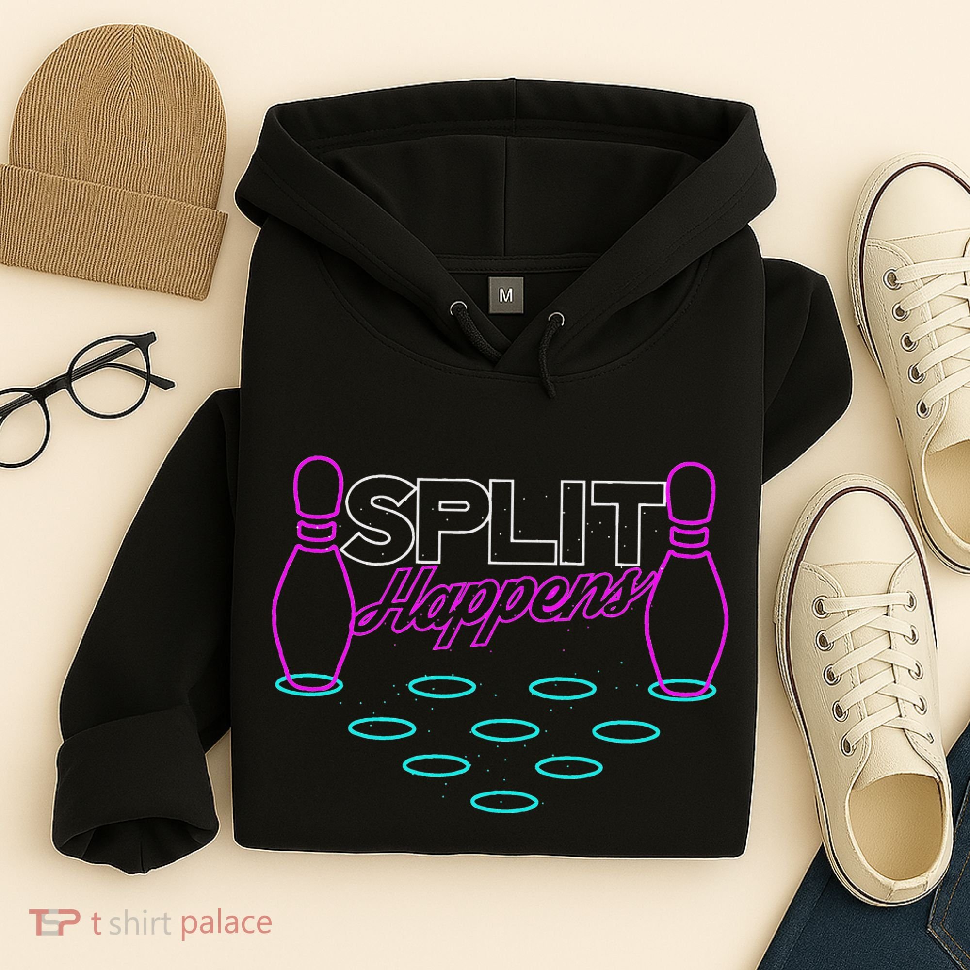 Split Happens Funny Bowling Hoodie