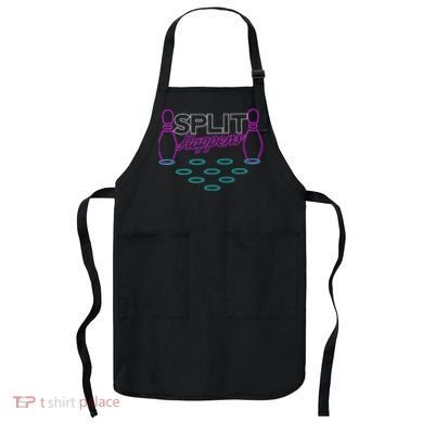 Split Happens Funny Bowling Apron