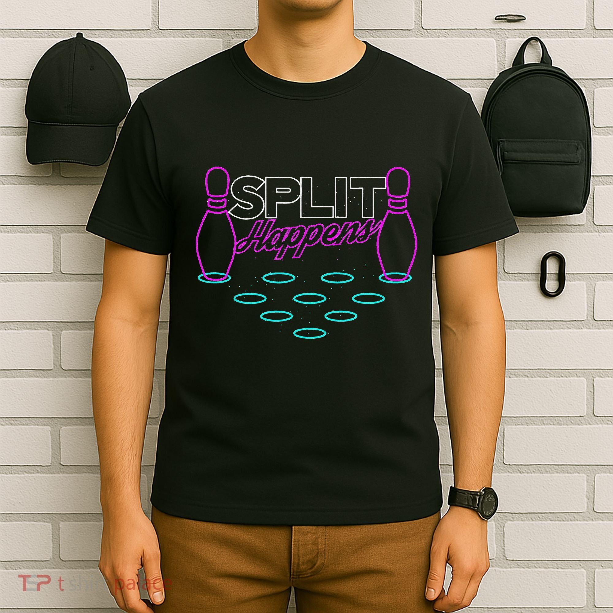 Split Happens Funny Bowling T-Shirt