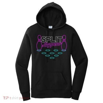 Split Happens Funny Bowling Women's Hoodie