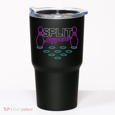 Split Happens Funny Bowling Tumbler
