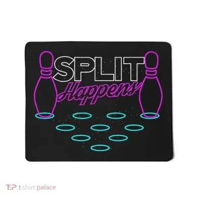 Split Happens Funny Bowling Mousepad