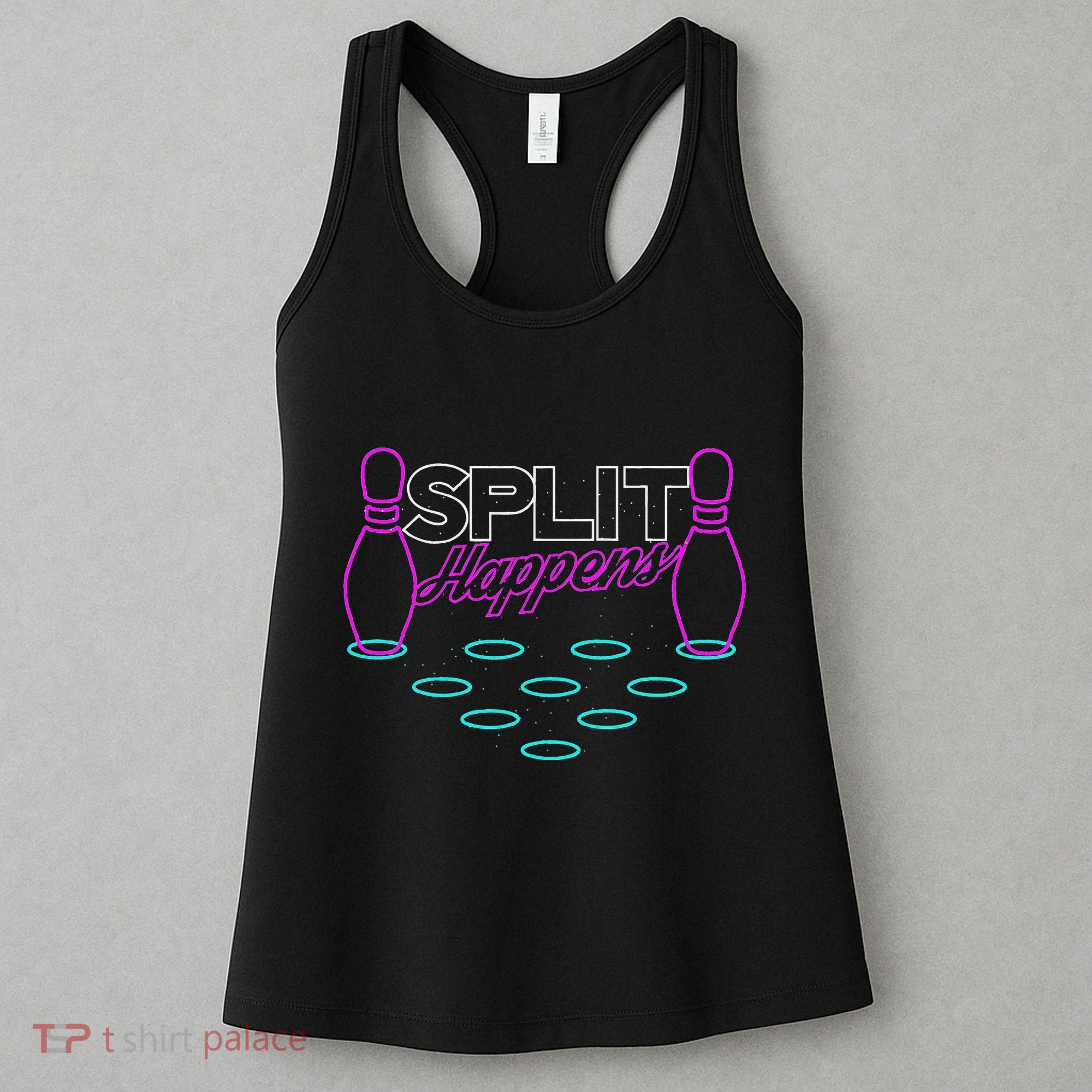 Split Happens Funny Bowling Women's Tank Top