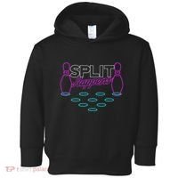 Split Happens Funny Bowling Toddler Hoodie thumb 0