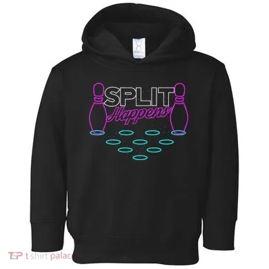 Split Happens Funny Bowling Toddler Hoodie