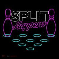 Split Happens Funny Bowling Toddler Hoodie thumb 2
