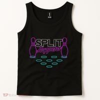 Split Happens Funny Bowling Tank Top thumb 2