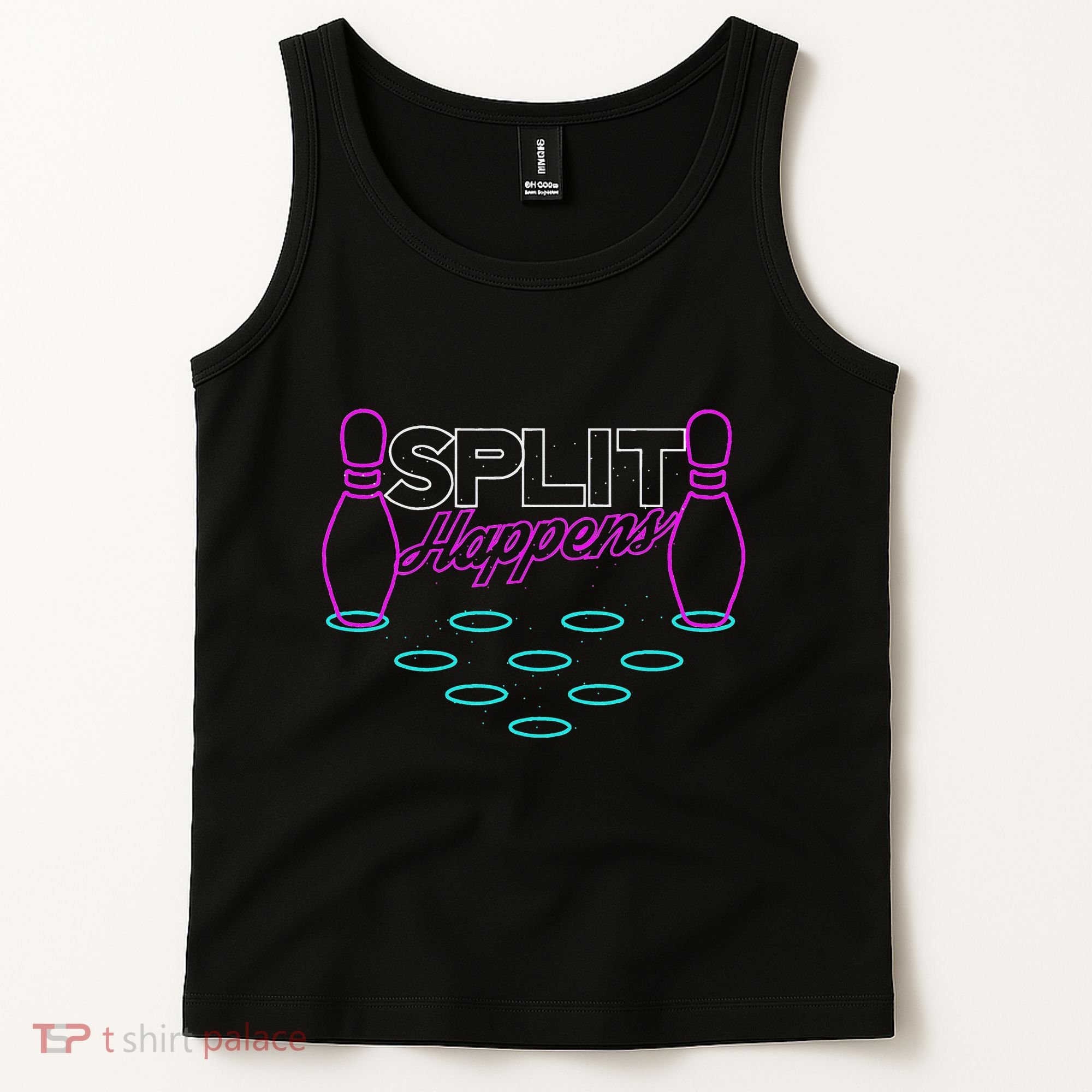 Split Happens Funny Bowling Tank Top