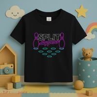 Split Happens Funny Bowling Toddler T-Shirt thumb 3