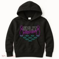 Split Happens Funny Bowling Kids Hoodie thumb 0