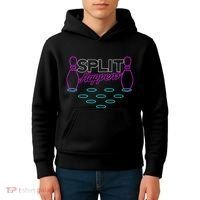 Split Happens Funny Bowling Kids Hoodie thumb 4