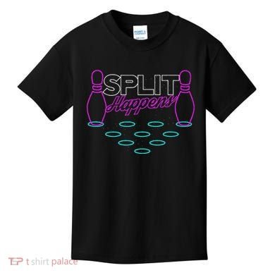 Split Happens Funny Bowling Kids T-Shirt