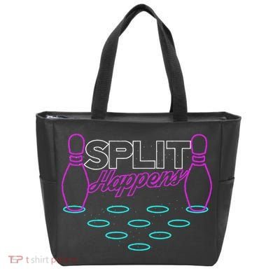 Split Happens Funny Bowling Tote Bag
