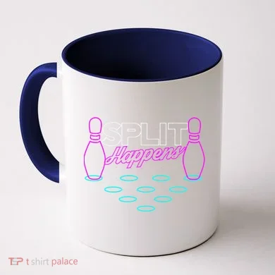 Split Happens Funny Bowling Coffee Mug
