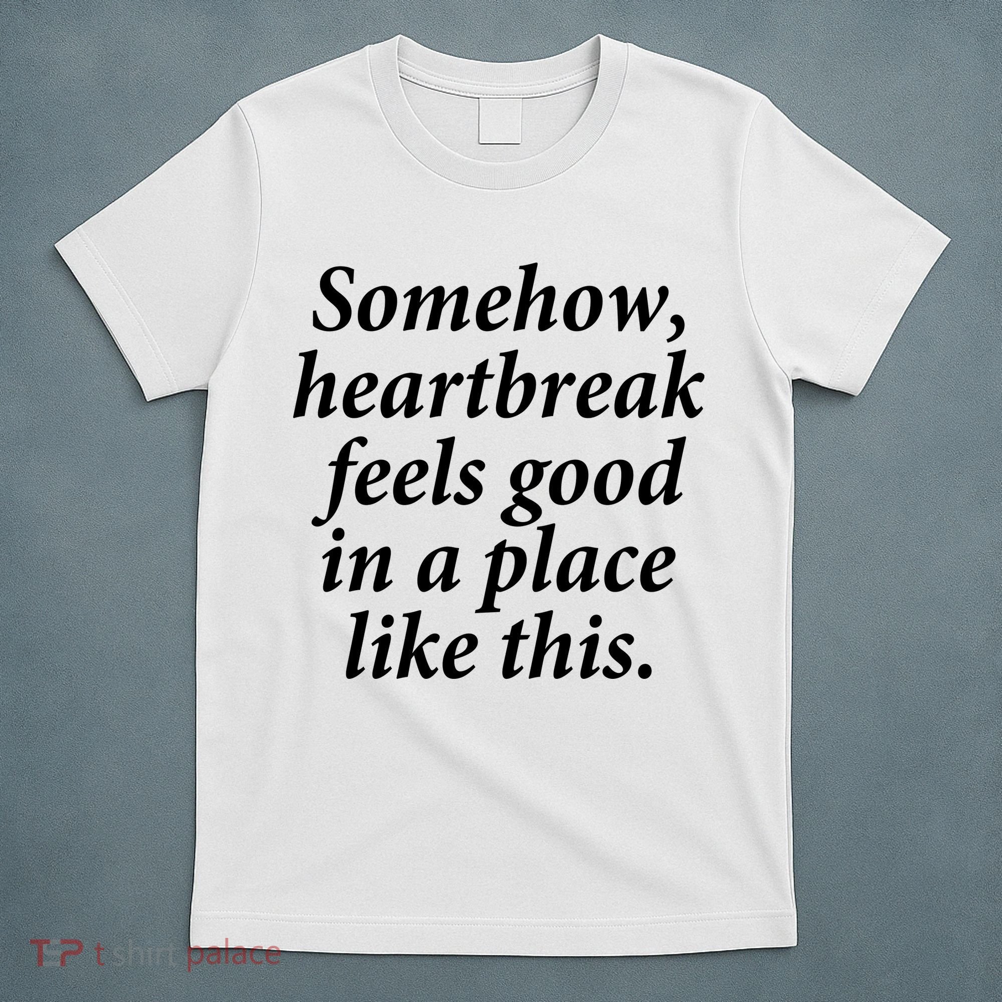 Somehow Heartbreak Feels Good In A Place Like This T-Shirt