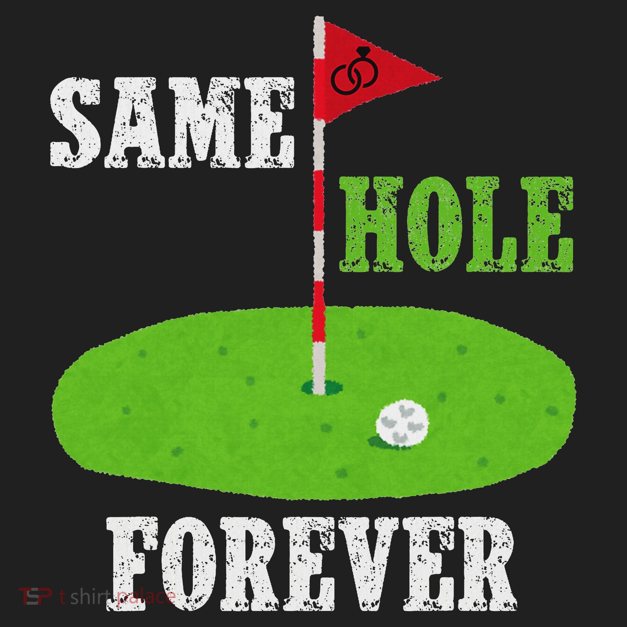 Same Hole Forever Groom Bachelor Party Funny Golf Married Women's Sweatshirt