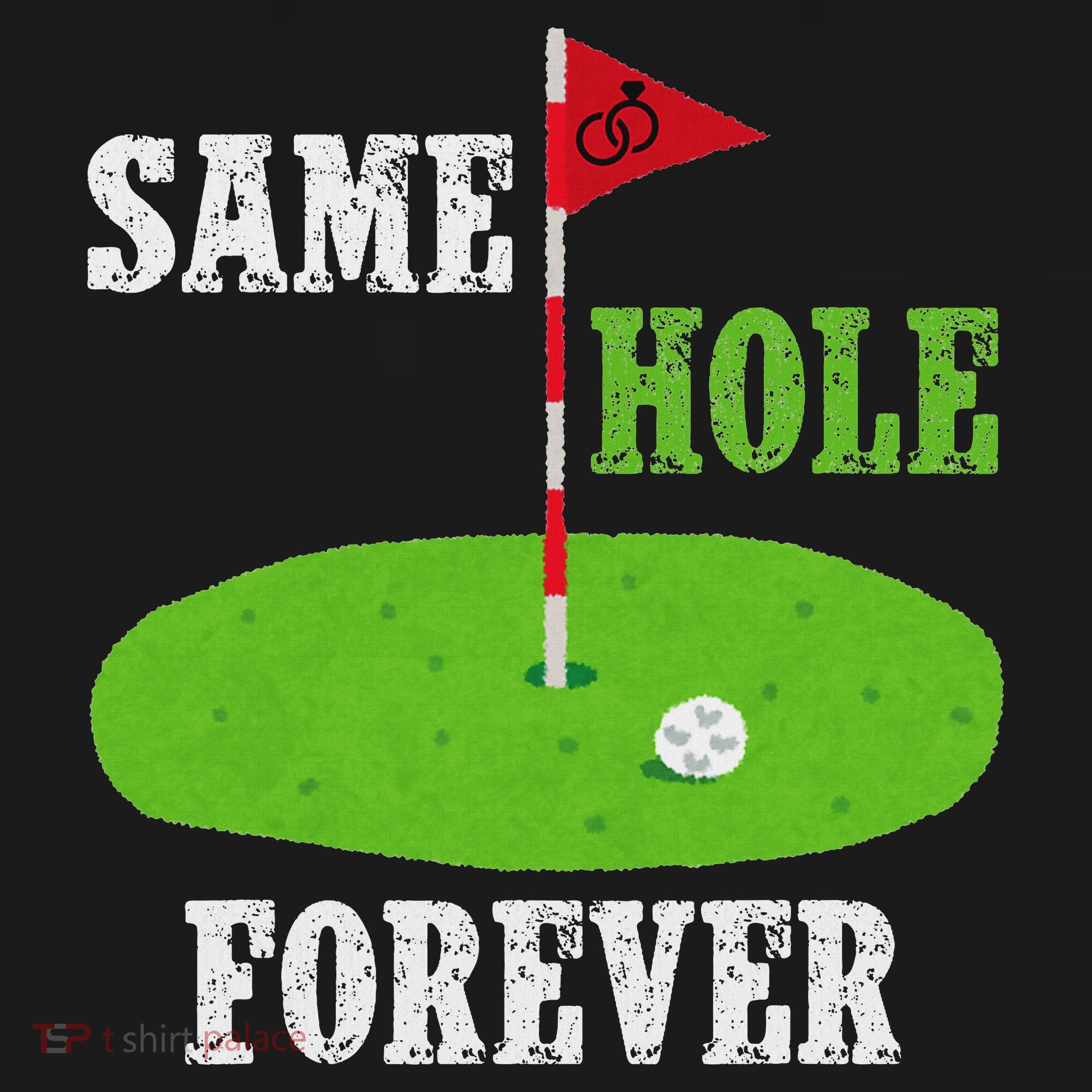 Same Hole Forever Groom Bachelor Party Funny Golf Married Pajama Set