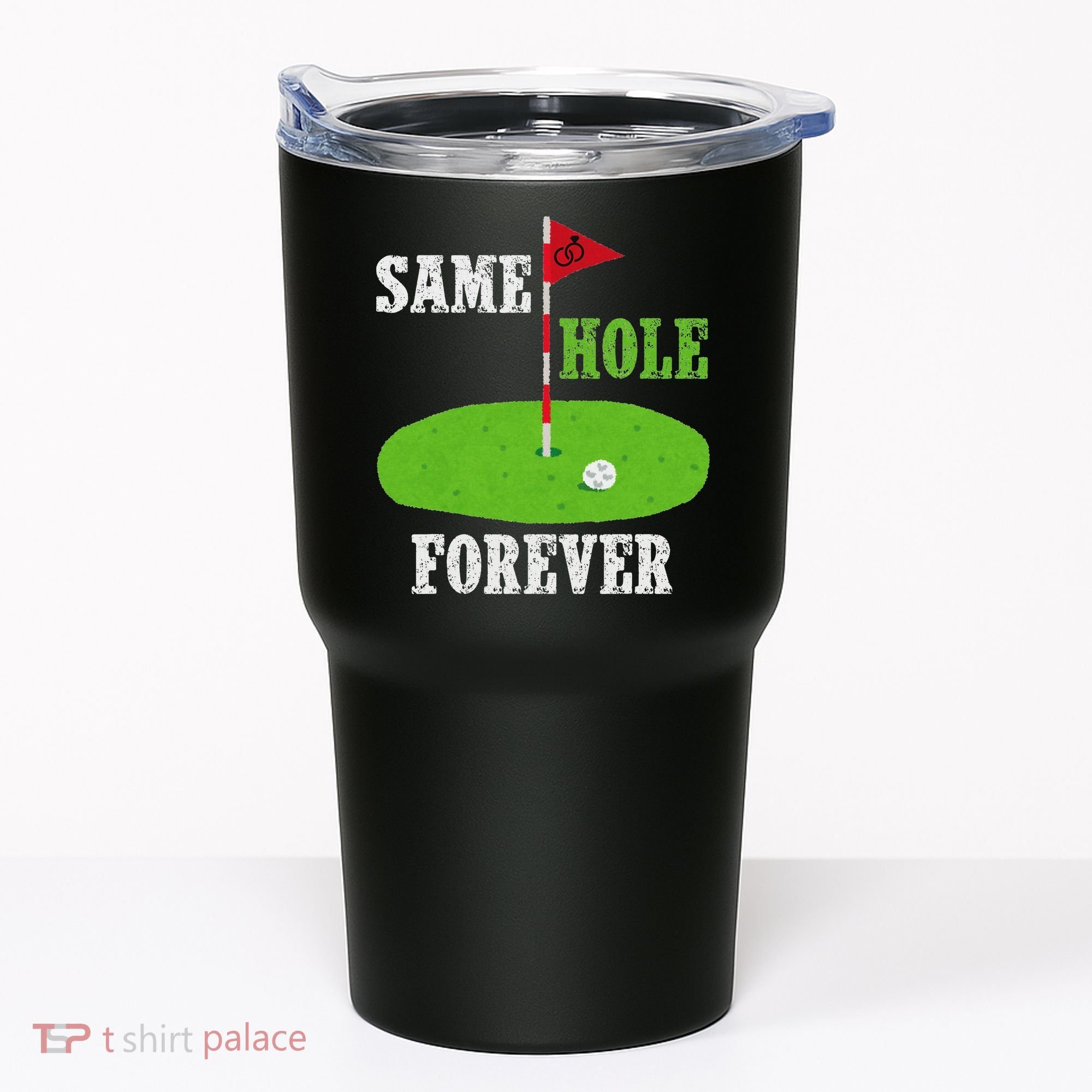 Same Hole Forever Groom Bachelor Party Funny Golf Married Tumbler