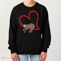 Sloth Heart Funny Gift Love Sloths Funny Gift Funny Gift Women's Sweatshirt thumb 0