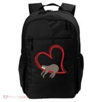Sloth Heart Funny Gift Love Sloths Funny Gift Funny Gift Backpack thumb 0