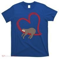 Sloth Heart Funny Gift Love Sloths Funny Gift Funny Gift T-Shirt thumb 0