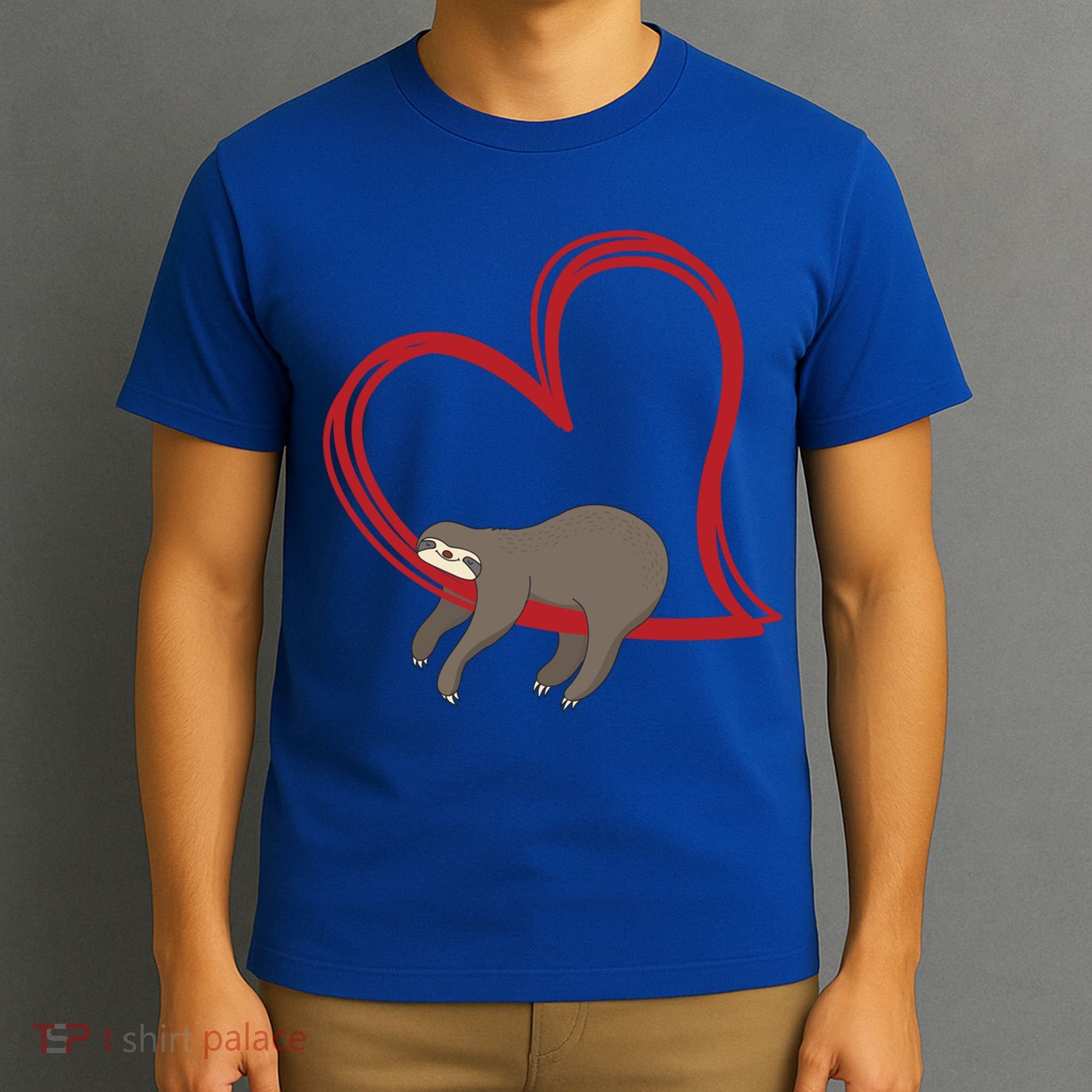 Sloth Heart Funny Gift Love Sloths Funny Gift Funny Gift T-Shirt